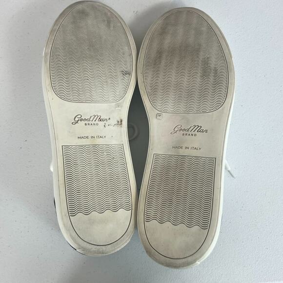 Good Man Brand Sneaker Shoes Mens 13 White Leather Casual Walking Low Italy main image 7